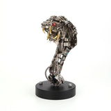 Stirlingkit Half Cobra Snake Statue Serpent Metal Mode Kits with Lights 400+PCS for Halloween, view 6