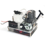 Stirlingkit Hand Start One Cylinder 2 Strokes Nitro Engine 12V Generator Model Science Experiment Model, view 2