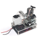 Stirlingkit Hand Start One Cylinder 2 Strokes Nitro Engine 12V Generator Model Science Experiment Model, view 4
