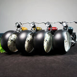 Stirlingkit Handcrafted Retro Motorcycle Model with Clock Desk Toy for Biker, view 5