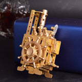 Stirlingkit Handmade Retro Pure Brass Punk Oil Gasoline Lighter, view 3