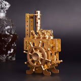 Stirlingkit Handmade Retro Pure Brass Punk Oil Gasoline Lighter, view 4