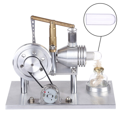 Stirlingkit Heated Quartz Glass Tube Cylinder Warming Part Suitable for Balance Type Hot Air Stirling Engine Model