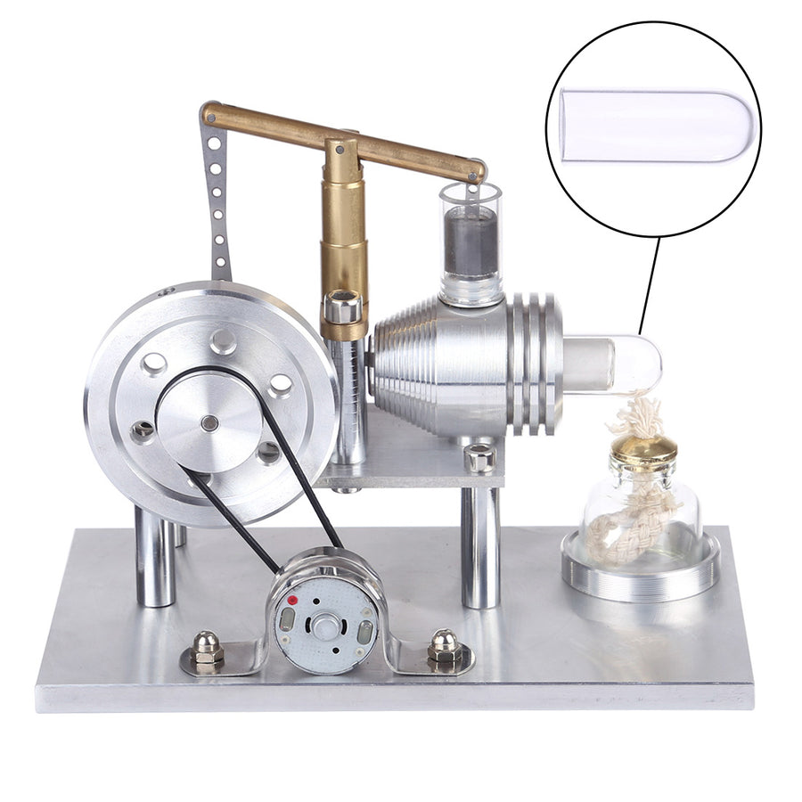 Stirlingkit Heated Quartz Glass Tube Cylinder Warming Part Suitable for Balance Type Hot Air Stirling Engine Model