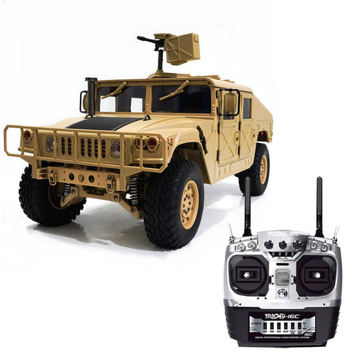 Stirlingkit HG P408 1/10 2.4G 4WD 16CH 30km/h RC Model Car Light Sound Function U.S.4X4 Truck without Battery Charger