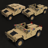 Stirlingkit HG P408 1/10 2.4G 4WD 16CH 30km/h RC Model Car Light Sound Function U.S.4X4 Truck without Battery Charger, view 4