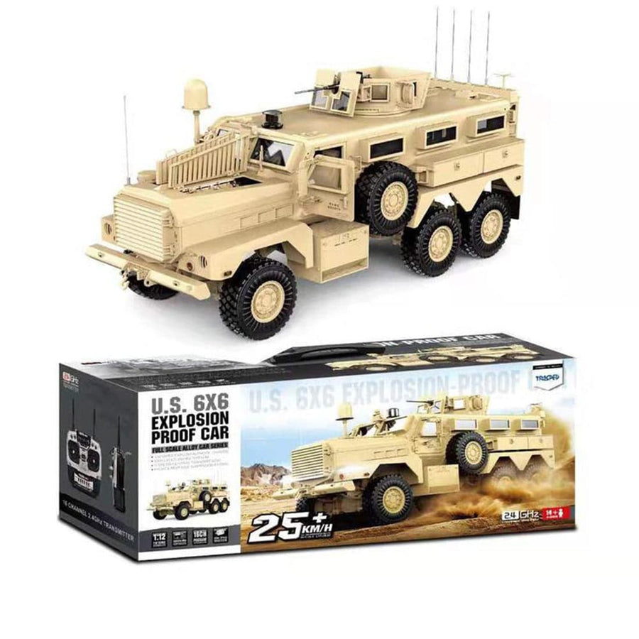 Stirlingkit HG P602 1/12 2.4G 6WD 16CH Electric RC Model Car Vehicles without Battery and Charger for Cougar