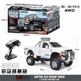 Stirlingkit HGP410 1/10 2.4G 4WD 30KM/H RC Car Truck Model Toy with Battery Charger, view 3