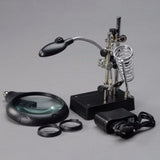 Stirlingkit High-Precision Helping Third Hand Magnifier for Electronics & DIY Circuit Sculpture Projects, view 3