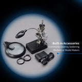 Stirlingkit High-Precision Helping Third Hand Magnifier for Electronics & DIY Circuit Sculpture Projects, view 4