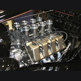Stirlingkit High Simulation V8 Engine Hood Fan Air Intake Motor Radiator kits for 1/10 Car GRC FST, view 5
