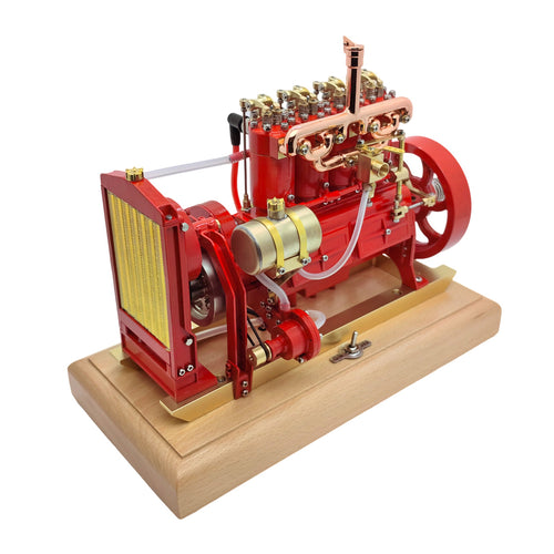 Stirlingkit Holt H75 Tractor Engine Gas 12cc Four-cylinder OHV Engine Scale Model with Governor
