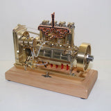 Stirlingkit Holt H75 Tractor Engine Gas 12cc Four-cylinder OHV Engine Scale Model with Governor, view 3