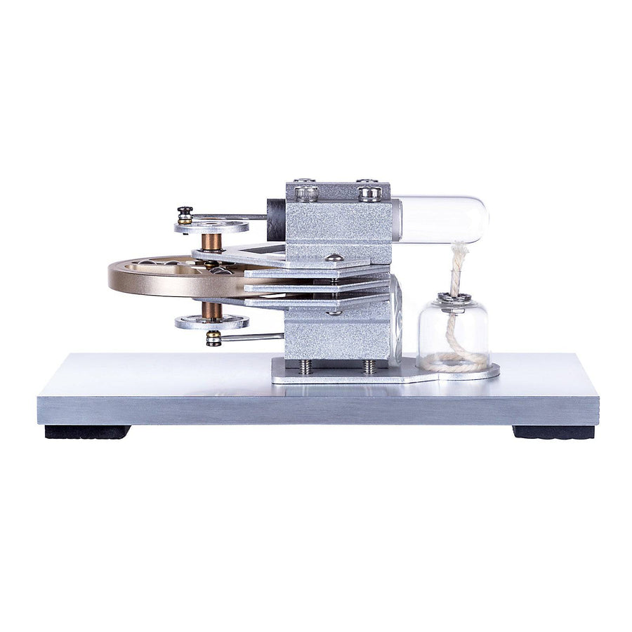 Stirlingkit Horizontal Single Cylinder Flywheel Stirling Engine Model Experiment Toy
