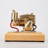 Stirlingkit Horizontal Single-cylinder Four-stroke Mini Gas Tractor Engine ICE Model 1.9CC M21, view 2