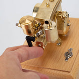 Stirlingkit Horizontal Single-cylinder Four-stroke Mini Gas Tractor Engine ICE Model 1.9CC M21, view 3