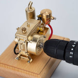 Stirlingkit Horizontal Single-cylinder Four-stroke Mini Gas Tractor Engine ICE Model 1.9CC M21, view 4