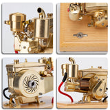 Stirlingkit Horizontal Single-cylinder Four-stroke Mini Gas Tractor Engine ICE Model 1.9CC M21, view 6