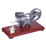 Stirlingkit Hot Air Stirling Engine Colorful LED Flywheel Education Toy Electricity Power Generator Model, view 2