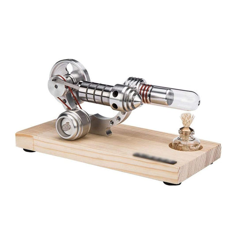 Stirlingkit Hot Air Stirling Engine Colourful LED Education Toy Electricity Power Generator Kits