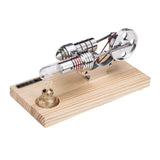 Stirlingkit Hot Air Stirling Engine Colourful LED Education Toy Electricity Power Generator Kits, view 5