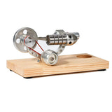 Stirlingkit Hot Air Stirling Engine Colourful LED Education Toy Electricity Power Generator Kits, view 6