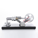 Stirlingkit Hot Air Stirling Engine Model DIY Assembly Kit Generator with 4 LED Light, view 3
