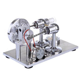 Stirlingkit Hot Air Stirling Engine Motor Model Educational Toy Electricity Generator Colorful LED, view 4