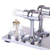Stirlingkit Hot Air Stirling Engine Motor Model Educational Toy Electricity Generator Colorful LED, view 5