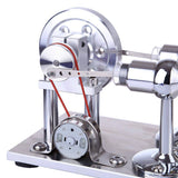 Stirlingkit Hot Air Stirling Engine Motor Model Educational Toy Electricity Generator Colorful LED, view 6