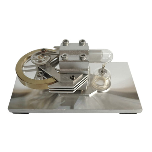 Stirlingkit Hot Air Stirling Engine Motor Model Educational Toy Horizontal Stirling Engine Model