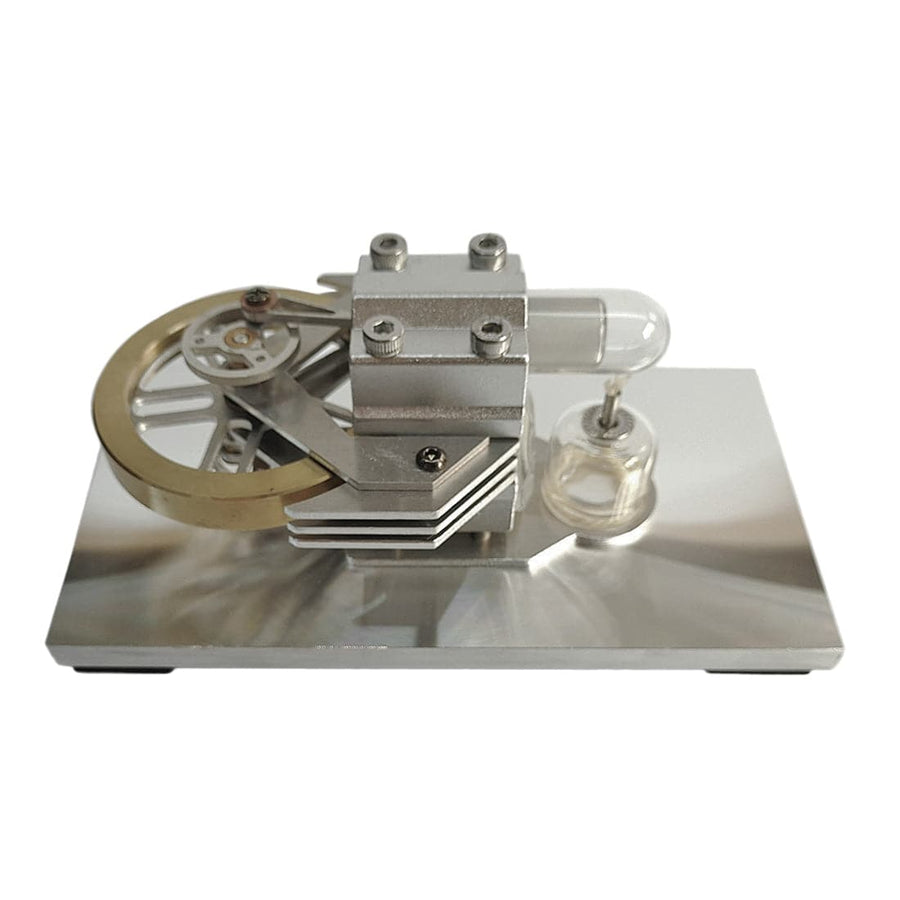 Stirlingkit Hot Air Stirling Engine Motor Model Educational Toy Horizontal Stirling Engine Model