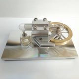Stirlingkit Hot Air Stirling Engine Motor Model Educational Toy Horizontal Stirling Engine Model, view 4
