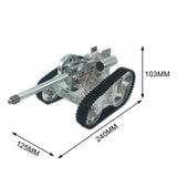 Stirlingkit Hot Air Stirling Engine Powered Tank Model Sterling Physical Experiment Toy, view 5