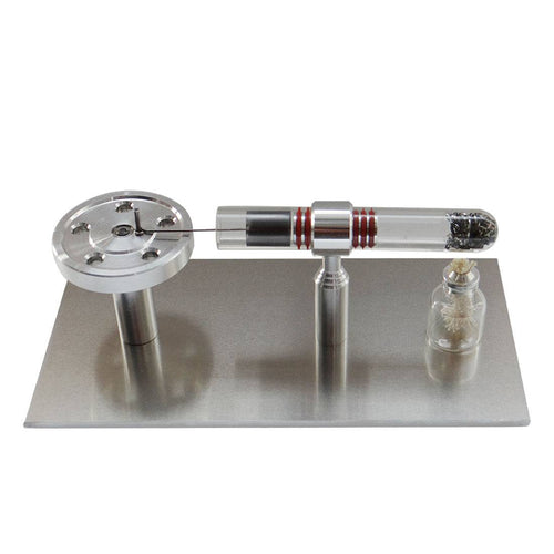 Stirlingkit Hot Air Thermoacoustic Heat Stirling Engine Model Single Cylinder Generator Toy