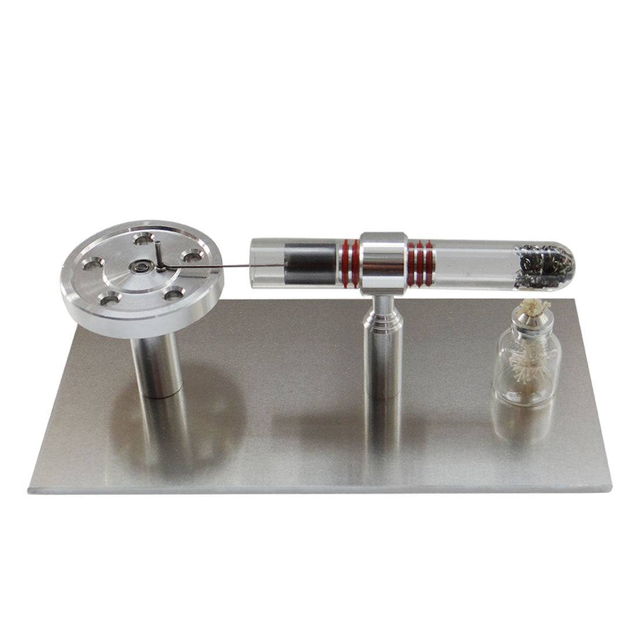 Stirlingkit Hot Air Thermoacoustic Heat Stirling Engine Model Single Cylinder Generator Toy