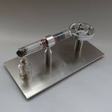 Stirlingkit Hot Air Thermoacoustic Heat Stirling Engine Model Single Cylinder Generator Toy, view 5