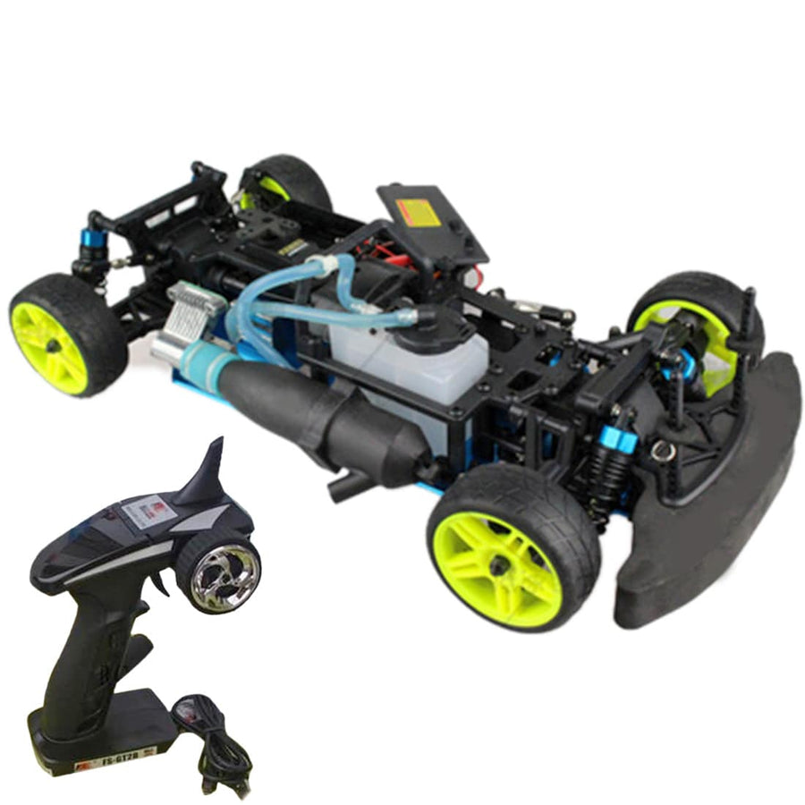 Stirlingkit HSP 94122 1:10 Fuel Drift Car Chassis Frame Kit with GT2B Remote Control Compatible with Toyan VX Engine
