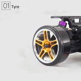 Stirlingkit HSP Racing Rc Car 4wd 1/10 Electric Power On Road High Speed Drift Car 94123 Flying Fish, view 5