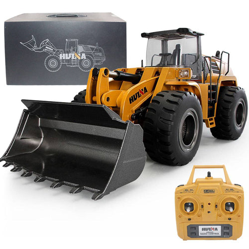 Stirlingkit Huina 1583 1/14 10CH  Remote Control Bulldozer Car Truck Engineering Vehicle