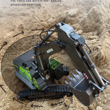Stirlingkit Huina 4-in-1 1/14 2.4G 22CH Wireless RC Excavator Grab Truck  Engineering Vehicle Toy Model, view 3