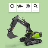 Stirlingkit Huina 4-in-1 1/14 2.4G 22CH Wireless RC Excavator Grab Truck  Engineering Vehicle Toy Model, view 6