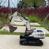 Stirlingkit HUINA 4-in-1 RC Alloy Remote Control Excavator Model Crusher Construction Vehicles Toys 1/14 22CH 2.4Ghz, view 2