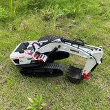 Stirlingkit HUINA 4-in-1 RC Alloy Remote Control Excavator Model Crusher Construction Vehicles Toys 1/14 22CH 2.4Ghz, view 4