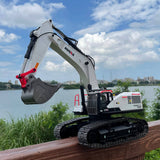 Stirlingkit HUINA 4-in-1 RC Alloy Remote Control Excavator Model Crusher Construction Vehicles Toys 1/14 22CH 2.4Ghz, view 6
