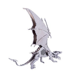 Stirlingkit Ice Dragon Assembly Kit 3D Stainless Steel Detachable Model, view 3