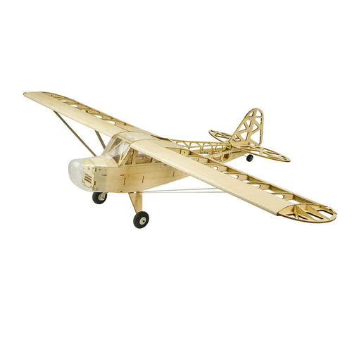 Stirlingkit J3 CUB Balsa Wood Glider 47.24″ Wingspan Airplane Electric RC Plane KIT