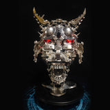 Stirlingkit Japanese Hannya Mask 3D DIY Metal Art Kits, view 2