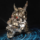 Stirlingkit Japanese Hannya Mask 3D DIY Metal Art Kits, view 3