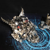 Stirlingkit Japanese Hannya Mask 3D DIY Metal Art Kits, view 6